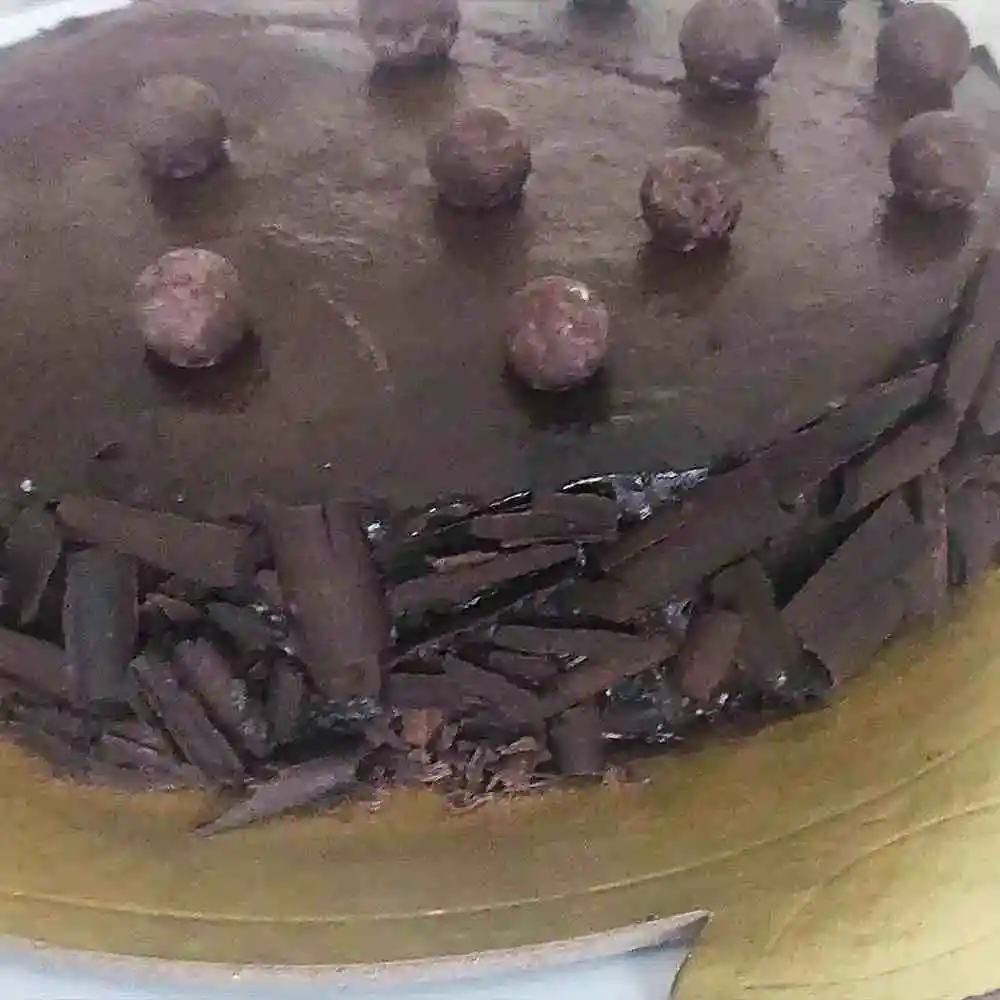 Chocolate Truffle Cake with Almonds